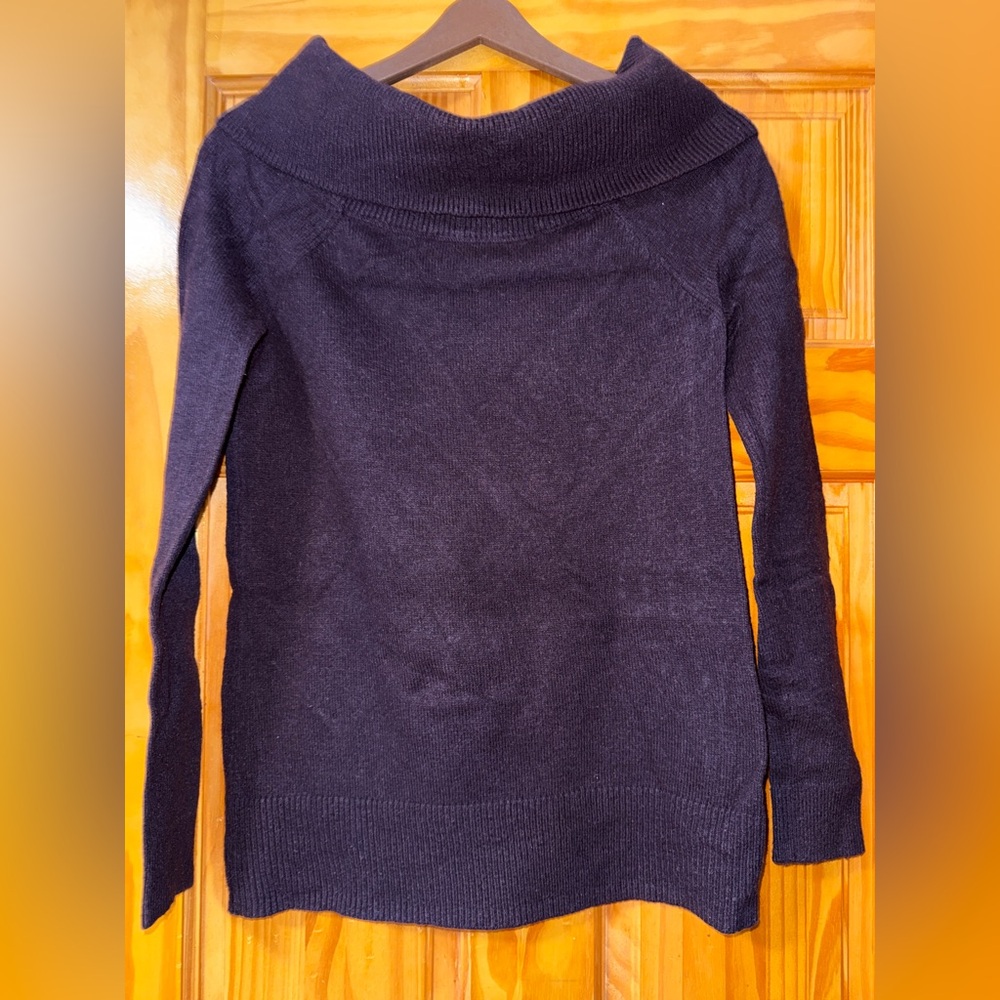 GAP Women's Purple Cowl Neck Sweater, size XS